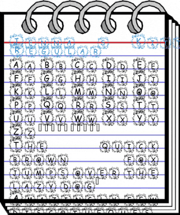 Jenna s Kitties Regular Font