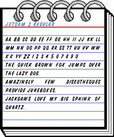 Jetsam 2 Font