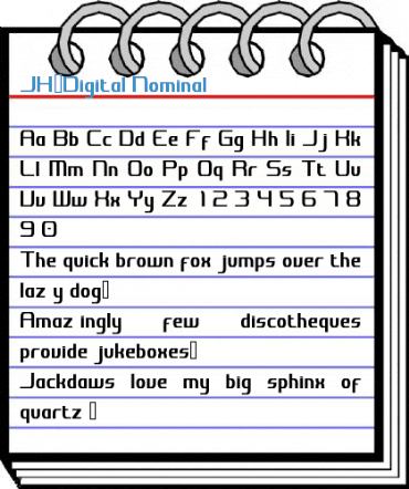 JH_Digital Font