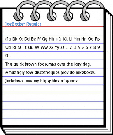 JoeBecker Regular Font