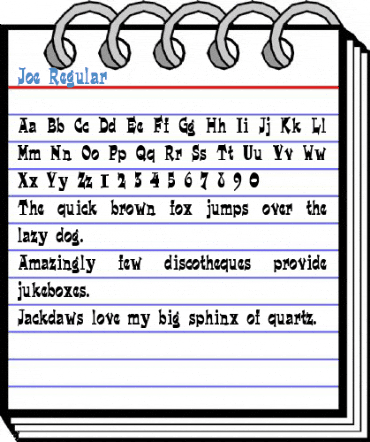 Joe Regular Font