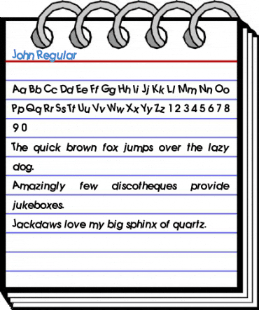 John Regular Font