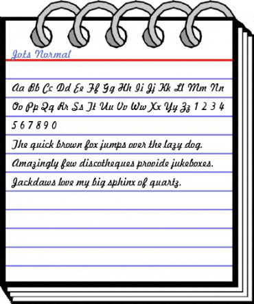 Jots Font