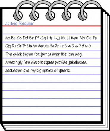 Jotting Font