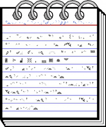 JournalDingbatsThreeSSK Regular Font