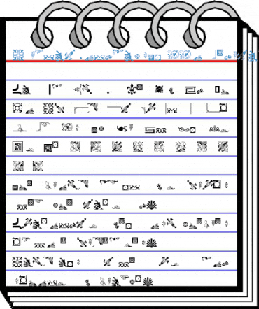 JournalDingbatsTwoSSi Regular Font