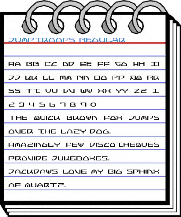 Jumptroops Regular Font