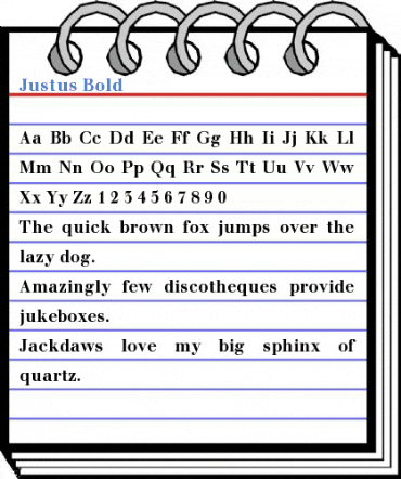 Justus Bold Font