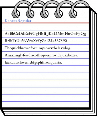 Kaneez Regular Font