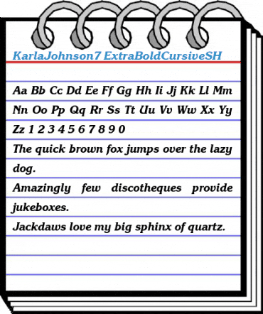 KarlaJohnson7 Font