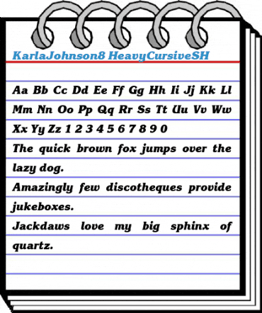 KarlaJohnson8 Font