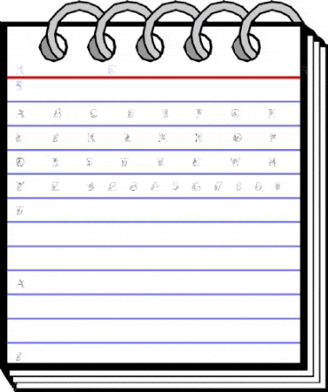 Kate Greenaway's Alphabet Regular Font