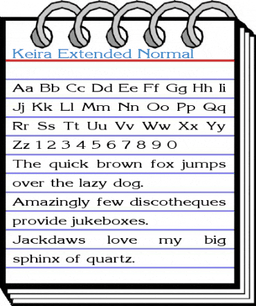 Keira Extended Font