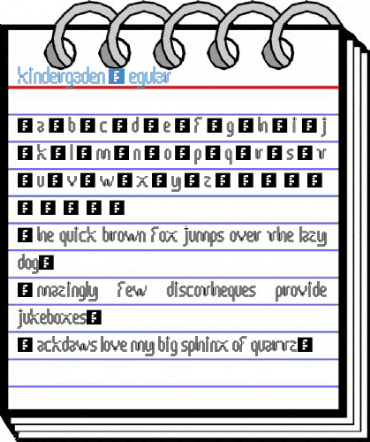 kindergaden Regular Font