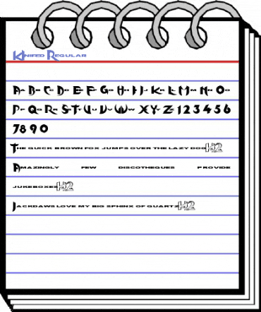 KInifed Regular Font