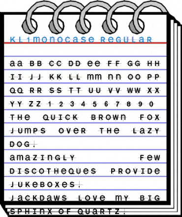 KL1MonoCase Regular Font