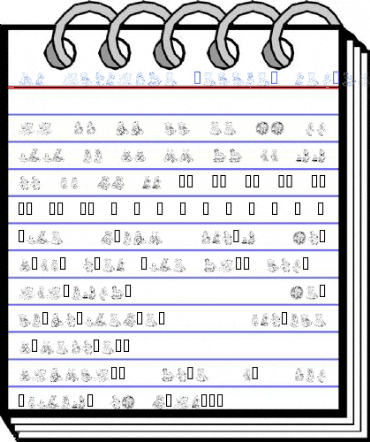 KR Adorable Teddies Font