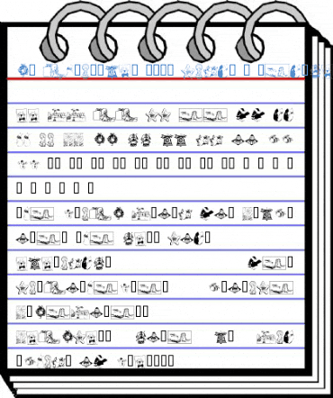 KR Christmas 2002 Dings 5 Font