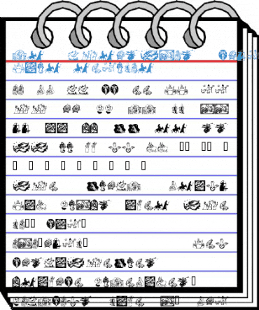 KR Christmas Dings 2004 Four Font