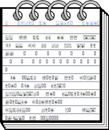 KR Color Me Window Scenes Regular Font