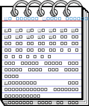 KR Zodiac Dings Font