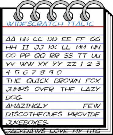 Widescratch Font