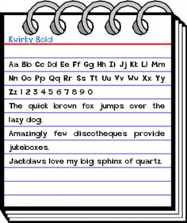 Kwirky Font