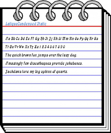 LaliqueCondensed Font
