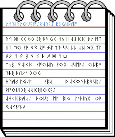 LatinLoversRunes Font