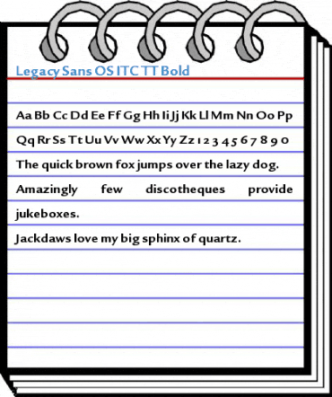 Legacy Sans OS ITC TT Font