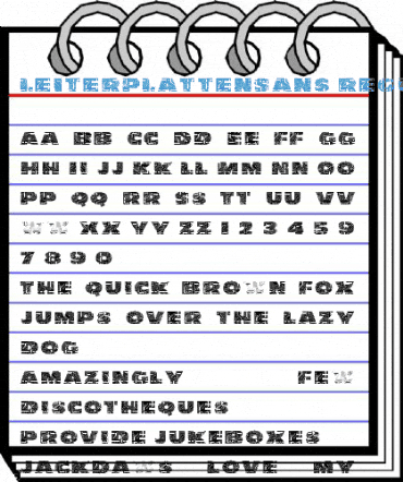 LeiterplattenSans Regular Font