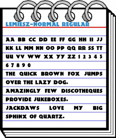 Lemiesz-Normal Regular Font