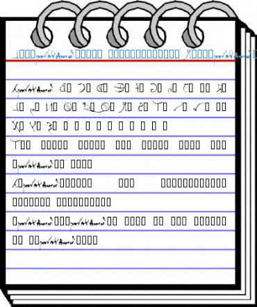 Leonardo's mirrorwriting Font