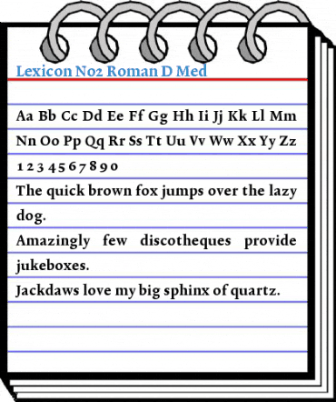 Lexicon No2 Font