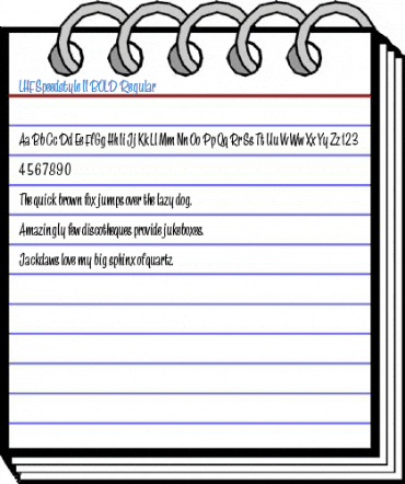 LHF Speedstyle II BOLD Regular Font