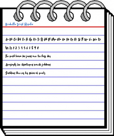 Birabella Script Regular Font