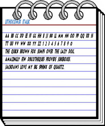 LithoComix Font