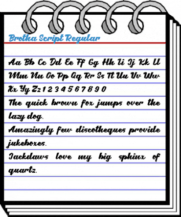 Brotha Script Font