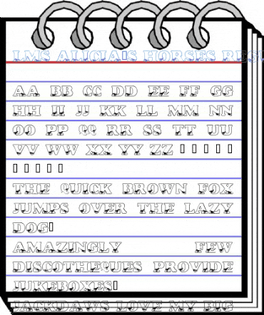 LMS Alicia's Horses Font