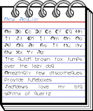 New Regular Font