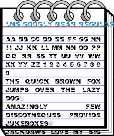 LMS Googly Bear Regular Font