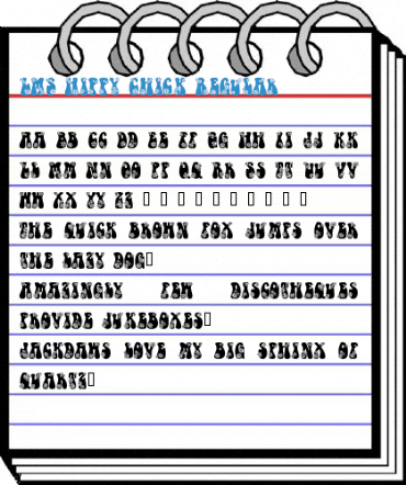 LMS Hippy Chick Font