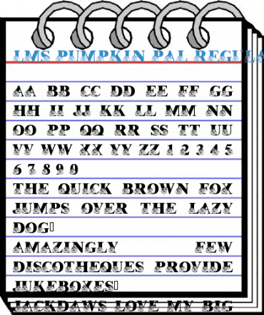 LMS Pumpkin Pal Regular Font