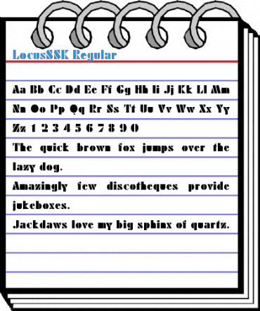 LocusSSK Regular Font