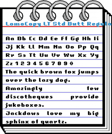 LomoCopy LT Std Butt Regular Font