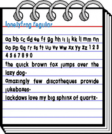 LonelyFrog Font