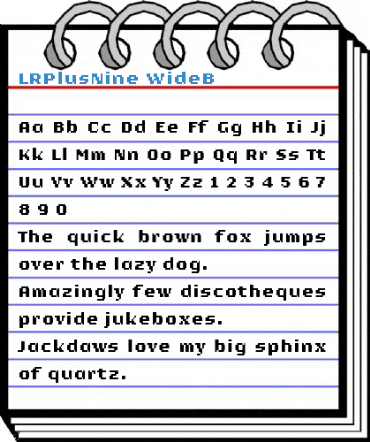 LRPlusNine Font