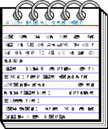 LSAnimals1 Regular Font