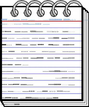 LSMoreDividers3 Regular Font