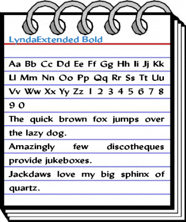 LyndaExtended Font